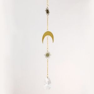 NWT Prism Crystal Chain Suncatcher, E